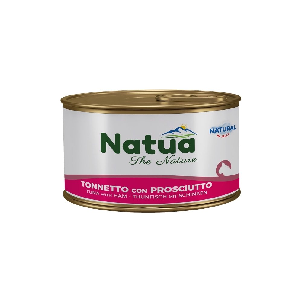 Natua Cat Natural Tonnetto Prosciutto Jelly 85g Lattina Natua Cat Natural Tonnetto Prosciutto Jelly 85g Lattina